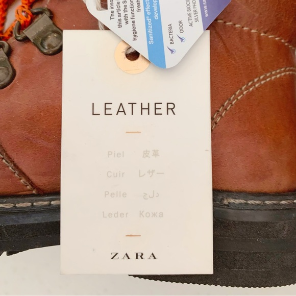 *NWT* ZARA Kid/Toddler Leather Boots - Size 10 (27 EU) - Picture 5 of 9